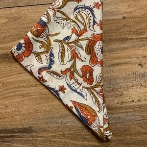Sezane Floral Print Square Hamdkerchief